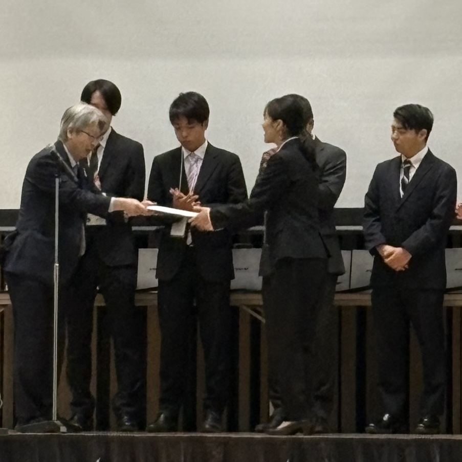 伊藤・稲垣研究室　西野初音さん　第47回日本バイオマテリアル学会　優秀ポスター賞　受賞
